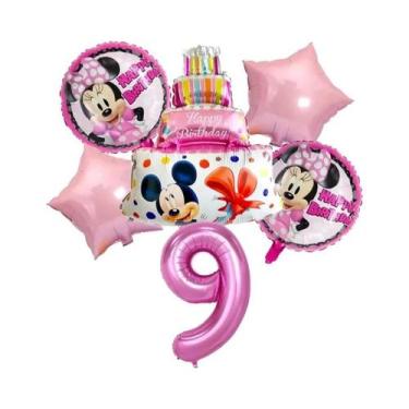 Imagem de Conjunto De Balões Mickey E Minnie Para Menina E Menino, Decoração De 
