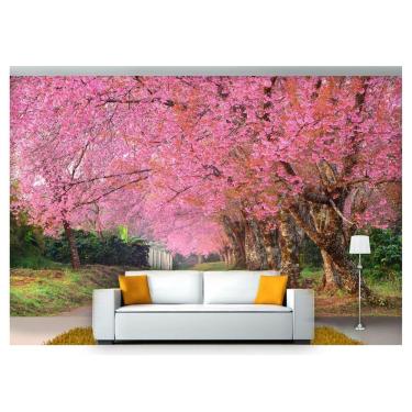 Imagem de Papel De Parede Estrada Caminho Floresta 3D 7,50m² Nes111