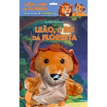 Imagem de Livro De História + Fantoche - Leão, O Rei Da Floresta