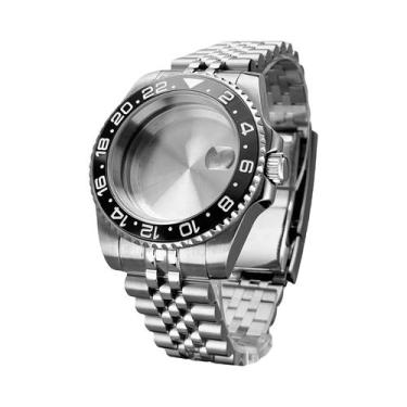 Imagem de Caixa De Relógio De Mergulho À Prova d'Água De 40mm Com Bezel Preto, V
