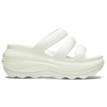 Imagem de Sandália crocs classic mega crush triple strap chalk-Unissex