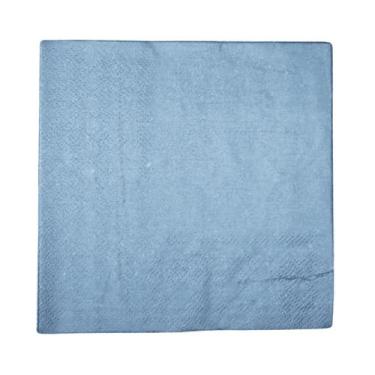 Imagem de Guardanapo Liso Folha Simples 25x25cm Prata C/20 Unid. - Bello Festas