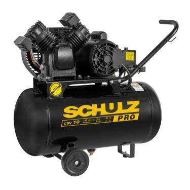 Imagem de Compressor Schulz Csv 10 Pro 50l 140 Lbs 2 Cv 110v Mono Móvel