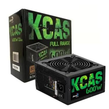 Imagem de Fonte Para PC AeroCool KCAS 600W 80 Plus Bronze APFC 2958