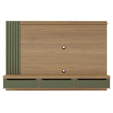 Imagem de Painel Suspenso Tv 75 Pol 200 Cm 4584 Carvalho Menta Arly Carvalho Menta