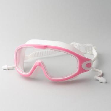 Imagem de Óculos máscara adulto p/ natação-mergulho silicone - plevra, Rosa, Adu