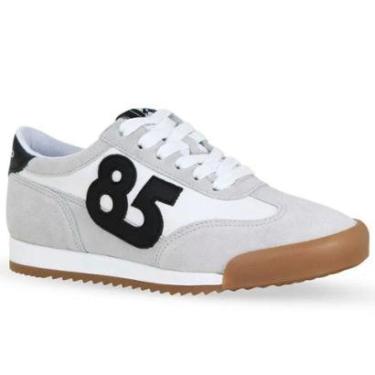 Imagem de Tênis Casual Em Couro Camurça Bottero Feminino - Cinza-Feminino