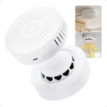Imagem de Kit Detector De Gás E Fumaça Smart Incêndio Inteligente Wifi - Aitek