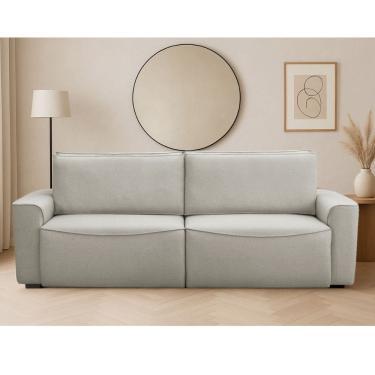 Imagem de Sofa 4 Lugares Retratil Reclinavel 280cm Linho Nobile Ferguile