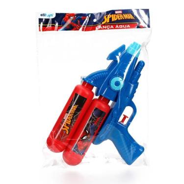 Imagem de Lança Água Homem Aranha Etilux com 2 Reservatórios, Unica