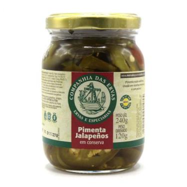 Imagem de Pimenta Jalapeños Companhia das Ervas 240g