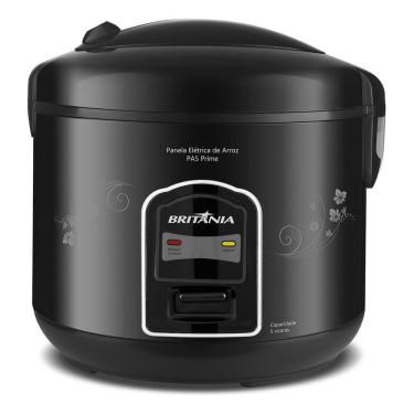 Imagem de Panela de Arroz Elétrica Mondial Bianca Rice 400W 127v Branca 5 Xícaras Panela Antiaderente