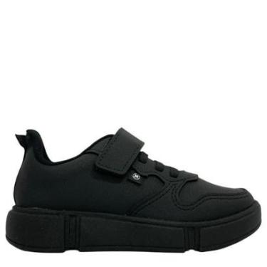 Imagem de Tênis Molekinho Infantil Preto com Velcro Calce Fácil 2838117-Masculino