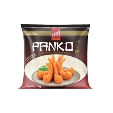 Imagem de Farinha Panko Flocada Mistura Para Empanar Romariz 1kg