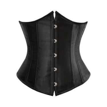 Imagem de Corset Sexy Feminino Modelador De Cintura Estilo Steampunk Com Cadarço