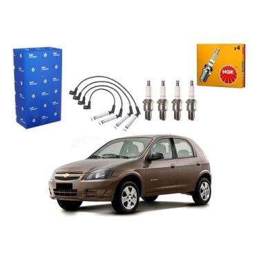 Imagem de Kit Vela Cabo Ngk Celta 1.0 2013 A 2015 - Delphi