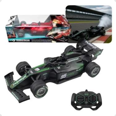 Imagem de Carrinho Formula 1 Controle Remoto Recarregável Solta Fumaça - Congrat