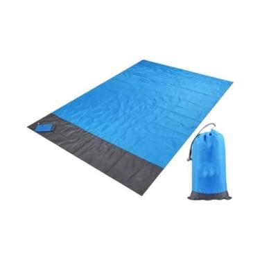 Imagem de Cobertor De Praia Dobrável Portátil E Leve 2x2.1m, Tapete De Camping E