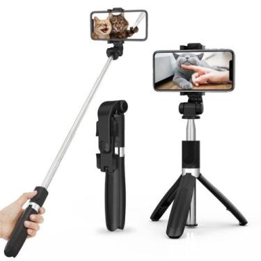 Imagem de Pau de Selfie com Tripé Estabilizador e Controle Bluetooth - Versatili