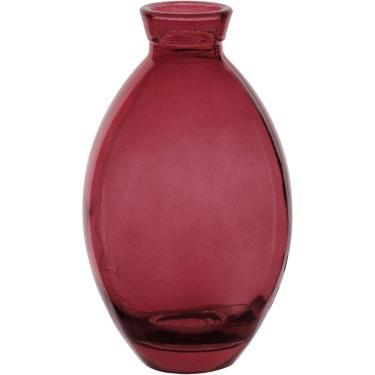 Imagem de VASO DECORATIVO ENFEITE PLANTA GARRAFA VIDRO 12x7x7cm VINHO