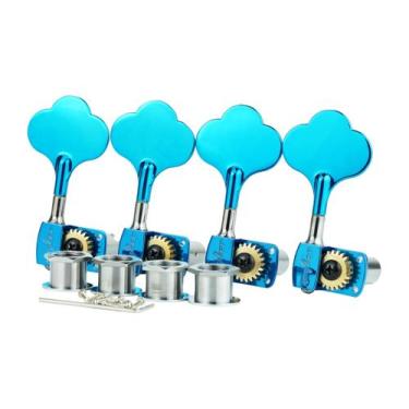 Imagem de Afinadores para Baixo Guyker BB101 Relação 1:22 Estrutura Aberta Azul