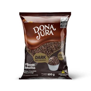 Imagem de Flocos Gourmet Chocolate 70% Cacau 500g Decora Dona Jura