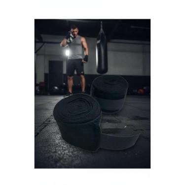 Imagem de Bandagem Muay Thai 5m Preta Proteção Total Mãos - Congratulations Stor