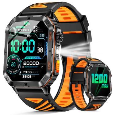 Imagem de Smartwatch PODOEIL Militar 2,01" Chamadas Bluetooth IP68