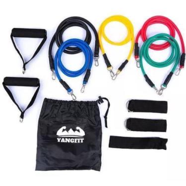 Imagem de kit Elástico Extensor Multifuncional convoy Sports - yins
