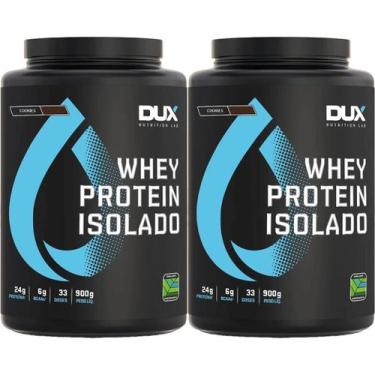Imagem de Kit 2X Whey Protein Isolado - 900g Cookies - Dux Nutrition