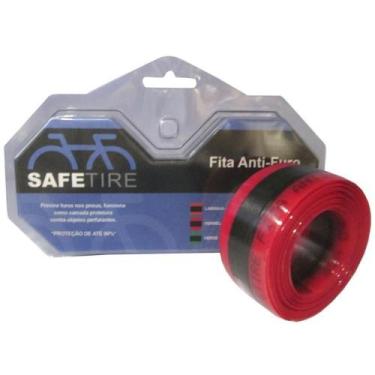 Imagem de Fita Protetora Anti-Furo 31mmx2,1m Aro 26 Vermelho - Safetire