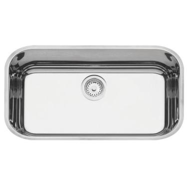 Imagem de Cuba Tramontina Retangular Inox Polido 56x34 de Embutir Ref 94054407