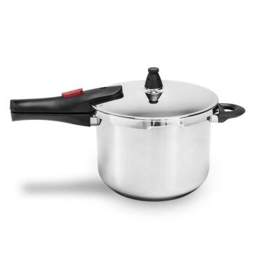 Imagem de Panela de Pressão Ultra Aço Inox com Fundo Triplo 6L Ø22cm 4 Dispositivos de Segurança...