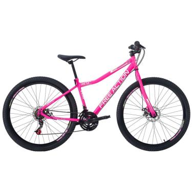 Imagem de Bicicleta Mountain Bike Riese 1.5 Aro 29 com Freio a Disco 21v Quadro Rebaixado Rosa Ch...