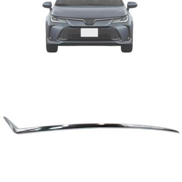Imagem de Friso Grade Frontal Toyota Corolla 2021 2022 2023 Cromado - MONTKAR, D