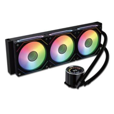 Imagem de Water Cooler Fan G-VR360PRO 360mm RGB e Controle PWM TDP 300W - Reveng