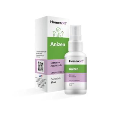 Imagem de Anizen Anti Estresse e Ansiedade para Cães e Gatos Homeopet 30ml - Rea
