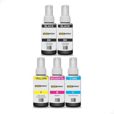 Imagem de 5 Refil Tinta Compatível Epson L210 L220 L365 L455 - New Print