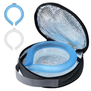 Imagem de Anel Refrescante para o Pescoço CJZNPD 2 Unidades Reutilizável com Gel