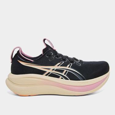 Imagem de Tênis Asics Gel-Nimbus 28 Feminino, Preto, Roxo, 38