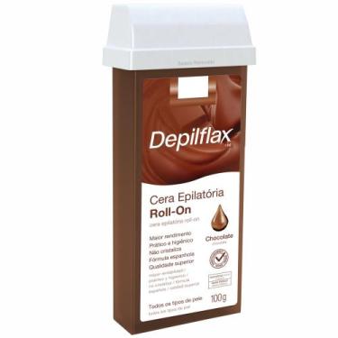 Imagem de Cera Depilatória Roll-On corporal facial 100g Depilflax