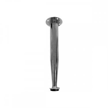 Imagem de Pe Conico Para Moveis Em Aco Cromado Com Regulagem Jomarca 100Mm
