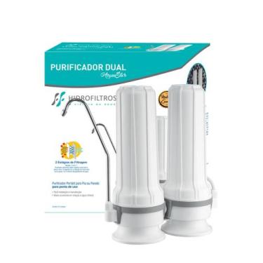 Imagem de Purificador de Água Hidro Filtros 2 Etapa Filtragem AS2 Dual, Não util