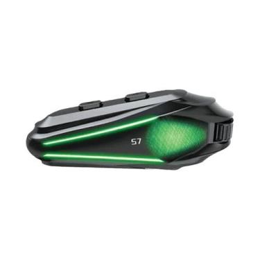 Imagem de Fone De Ouvido Bluetooth Para Capacete De Moto S7 BT5.4 Com Redução De