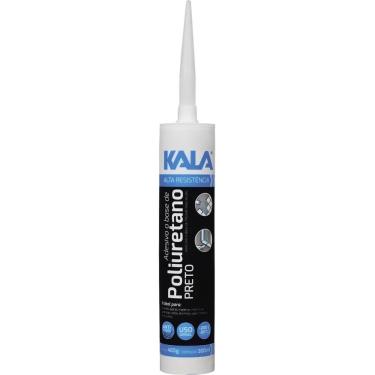 Imagem de Adesivo Selante de Poliuretano Cura Neutra Alta Aderência Resistente Intempéries Preto 400g Kala