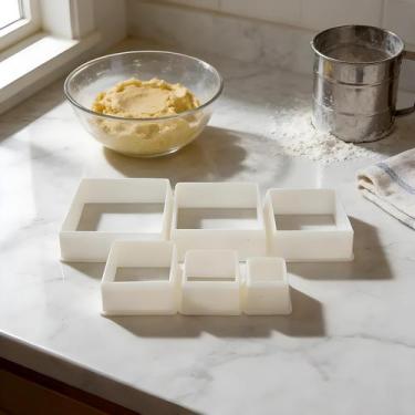 Imagem de Cortador de Biscoitos Quad Plast 3113 com 6 Unidades - Gazoni