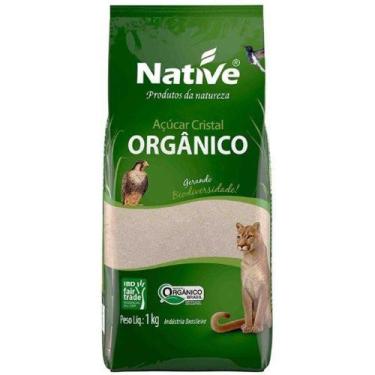Imagem de Açúcar Cristal Native Orgânico Claro sem Glúten Pacote 1 kg - HIPERBEL