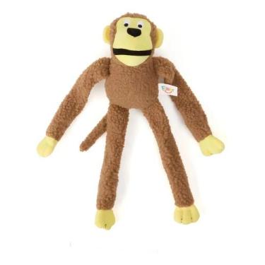 Imagem de Brinquedo Pelúcia Elo Imports Macaco Apito Para Cães Pet Cor - Congrat