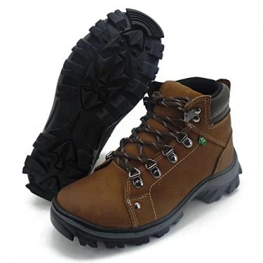 Imagem de COTURNO ADVENTURE TREKKING COURO 267 KM CASTOR Cor:Marrom;Tamanho:36