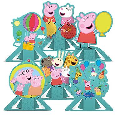 Imagem de DECORACAO DE MESA PEPPA PIG CLASSICA 06 un.